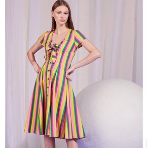 Rainbow STAUD Alice Dress.